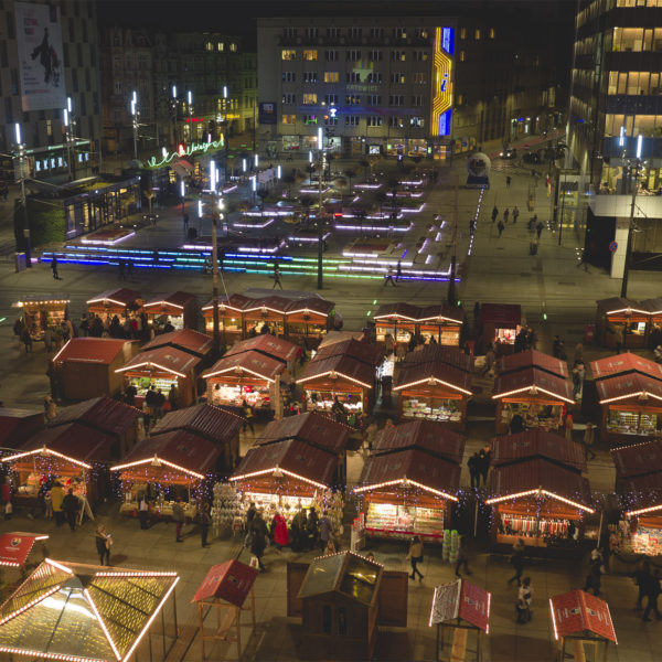 Katowice Jarmark Bożonarodzeniowy Rynek