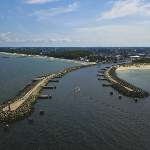 Kołobrzeg Port Bałtyk Morze Bałtyckie DJI_0192